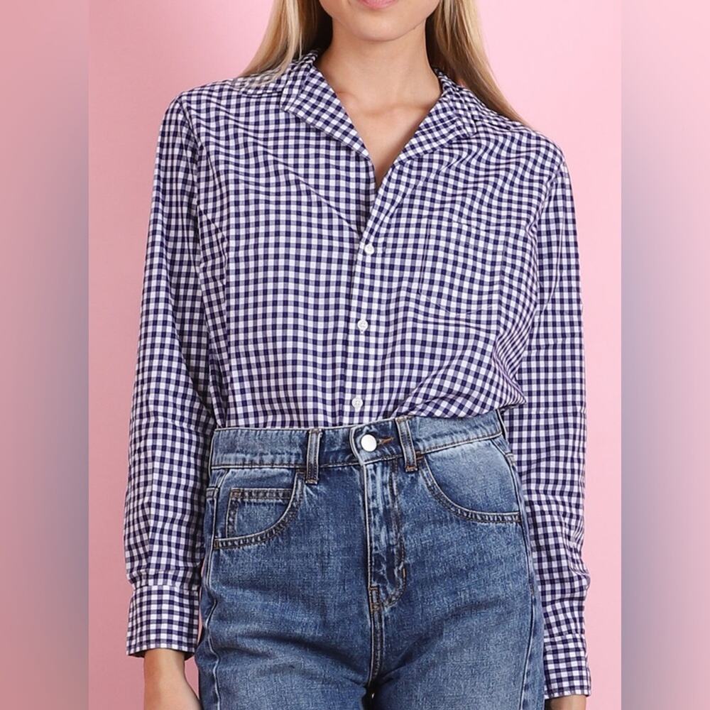 New Frank & Eileen Check Eileen Shirt – Relaxed Button-Up, 100% Cotton